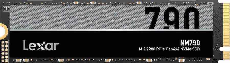 4TB Lexar NM790 SSD Gen4 M.2 NVMe 7400 / 6500 MB/s LNM790X004T-RNNNG