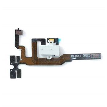 Apple iPhone 4G S Headphone jack a hold switch flex - sluchátkový obvod bílý 821-1336-05