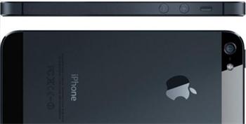 Apple iPhone 5G Back cover black- zadní kryt pro iPhone 5G černý