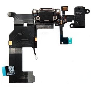 Apple iPhone 5G Dock Lightning flex with mic - lightning dock konektor s mikrofonem pro iPhone 5G černý