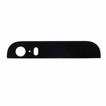 Apple iPhone 5S Top Back Rear Glass - horní sklo zadního krytu černé