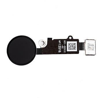 Apple iPhone 7 home button with flex black - iPhone 7 tlačítko home vč. flex kabelu černé