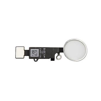 Apple iPhone 7 home button with flex silver - iPhone 7 tlačítko home vč. flex kabelu stříbrné