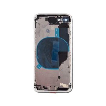Apple iPhone 8 Back Cover Assembled White - osazený dock, power flex , indukce