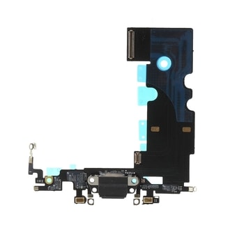 Apple iPhone 8 Lightning Dock + Audio Jack Connector Flex kabel black