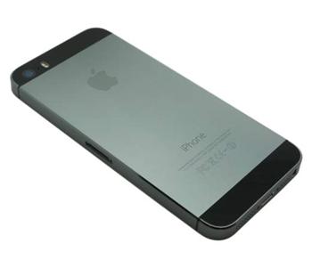 Apple iPhone SE Back cover assembly space grey - zadní kryt a kovový rám pro iPhone SE space grey OEM