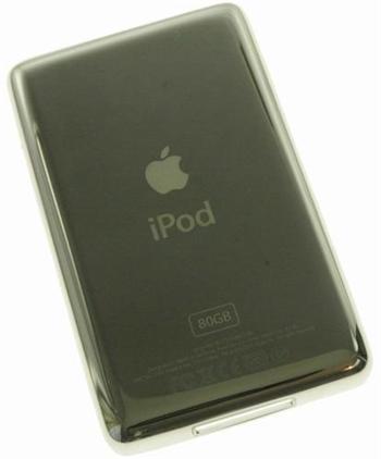 Apple iPod 6G Classic rear panel - kovová záda pro iPod Classic