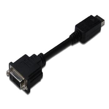 Assmann Display Port M (samec ) na DVI F( samice ) kabelová redukce, černá