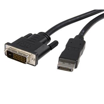 Assmann Display Port M (samec ) na DVI F( samice ) kabelová redukce , délka 2M, černá