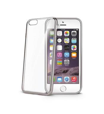 Celly Laser TPU tenké pouzdro na Apple iPhone 6S / 6 , stříbrné