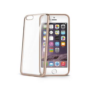 Celly Laser TPU tenké pouzdro na Apple iPhone 6S / 6 , zlaté