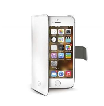 Celly Wally kožené pouzdro typu kniha proc Apple iPhone 6 Plus, bílé