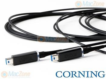 Corning optický Thunderbolt 2 kabel 10 metrů, černý CCTHB10