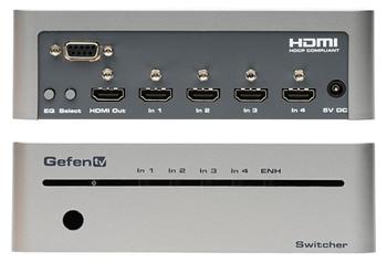 Gefen 4x1 Gefen TV HDMI Switcher - GFN-GTV-HDMI1.3-441N w/ RS232