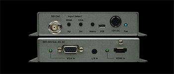 Gefen VGA + HDMI konvertor se Scalerem na 3GSDI s podoprou Syner-G EXT-HDVGA-3G-SC