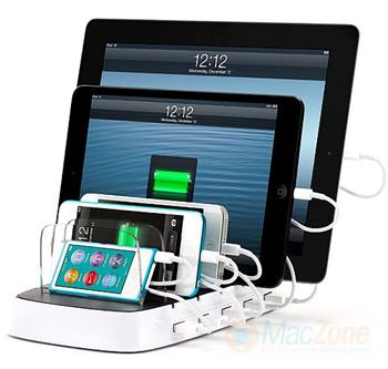 Griffin Technology PowerDock 5 nabíjecí stanice až pro 5 Apple iPhone a Apple iPad GC35538