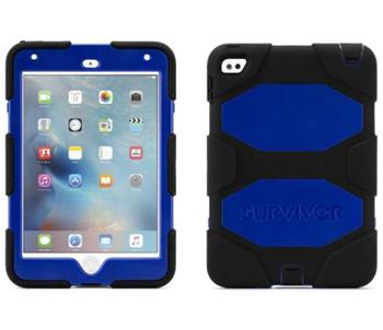 Griffin Technology Survivor Apple iPad Mini 4 pevný odolný obal černo-modrý