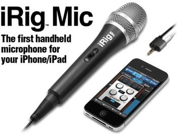 IKM iRig MIC externí mikrofon pro Apple iPad , iPhone a iPod
