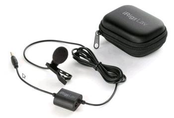 IKM iRig Mic LAV - externí mikrofon na klopi pro Apple iPad , iPhone , jack konektivita