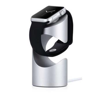 Just Mobile TimeStand nabíjecí stojánek pro Apple Watch stříbrný