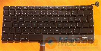 Klávesnice pro Apple MacBook Pro 13" unibody A1278 , CZ rozložení kláves , zahnutý enter