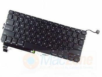 Klávesnice pro Apple MacBook Pro 15" unibody (2009-2011) a1286 , US rozložení kláves , rovný enter