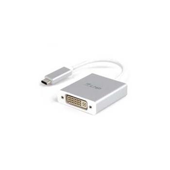 LMP USB-C 3.1 typ C na DVI ( M/F) adaptér pro připojení DVI monitoru k Apple s USB-C silver