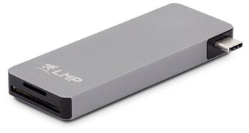 LMP USB-C Basic Hub 3x USB 3.0, SD/MicroSD, USB-C s podporou nabíjení , Space Gray