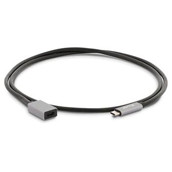 LMP USB-C na USB-C ( M/F ) prodlužovací kabel, podpora nabíjení až 5A , space gray, 1 m