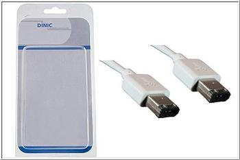 Mac Power FireWire kabel 6-6 2m , bílý - MP-FW66-2-W