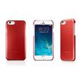 Macally case snap on pouzdro pro Apple iPhone 6 / 6S metalická červená
