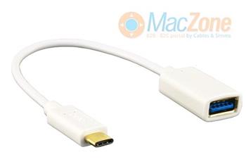 MacPower redukce USB-C 3.1 typ C/M na USB 3.0/ F pro MacBook Retina s USB-C 12" , 13 a 15"