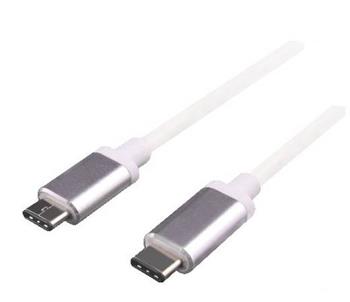 MacPower USB-C 3.1 nabíjecí a datový kabel typ C M/M délka 1m , Fast Charge 3A , SuperSpeedPlus Gen2