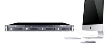 Netstor MS370TB3 Thunderbolt 3 RAID box na 4 disky SATA/SAS, HW RAID , 1U RACK