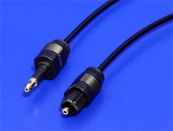 Optický audio kabel - TOSLink /Apple optický jack 3.5mm M/M 1m
