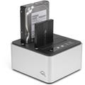 OWC Drive Dock U.2 USB-C  (10 Gb/s) se dvěma pozicemi pro 2,5palcové a 3,5palcové disky SATA a U.2 NVMe OWCTCDRVDCKSN