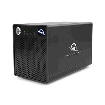 OWC ThunderBay 4 MINI RAID 5 externí box 4x 2,5" HDD/ SSD , Thunderbolt 3 , DisplayPort