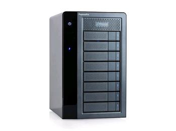 Promise Pegasus PRO R8 64TB (8x8TB) NAS 10Gbit + DAS Thunderbolt 3 pole pro videostřižny