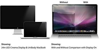 RadTech ClearCal antireflexní matná fólie pro Apple iMac 21,5" aluminium i glass