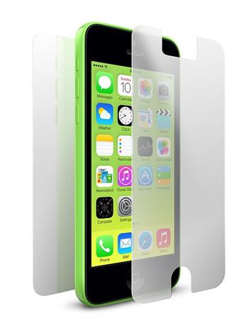 RadTech ClearCal čirá fólie pro Apple iPhone 5C 2x přední, 2x zadní