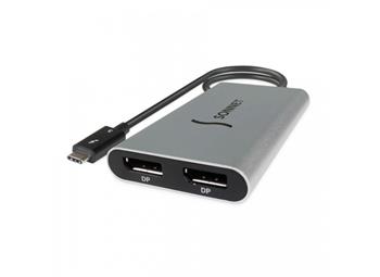 Sonnet Thunderbolt 3 na dual DisplayPort adaptér TB3-DDP4K , podpora 4K/5K