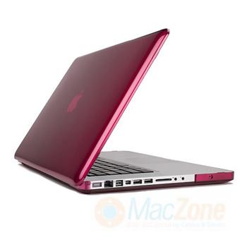 Speck SeeThru polykarbonátové pouzdro pro MacBook Pro 15 A1286 unibody - červená Raspberry Pink