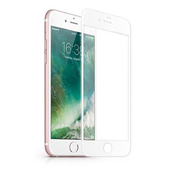 Tempered glass 3D white pro iPhone 7 /8 / SE 2020 - ochranné tvrzené sklo s 3D okraji pro iPhone 7 Bílé
