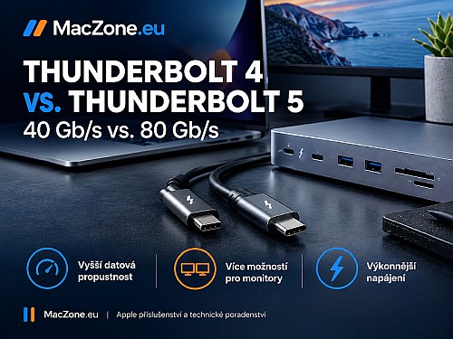 Thunderbolt 4 vs. Thunderbolt 5: Jaké jsou rozdíly a který standard zvolit?