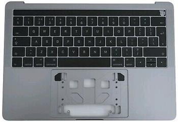 Topcase s klávesnicí pro Apple MacBook Pro Retina 15" A1990 TouchBar space gray CZ český layout