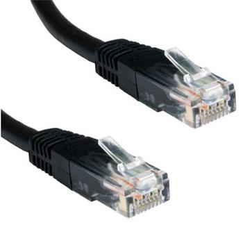 UTP patch cord kabel Cat5 3m černý, UTP-CAT5-3M