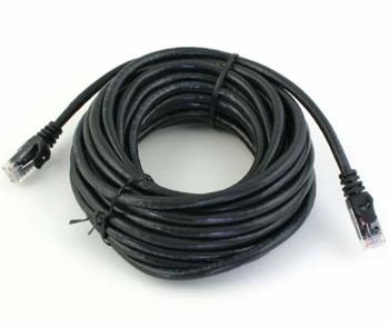 UTP patch cord kabel Cat5E 10m černý - UTP-L5-10M
