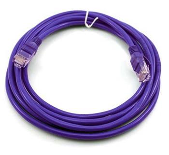 UTP patch cord kabel Cat6 5m fialový, UTP-CAT6-5M